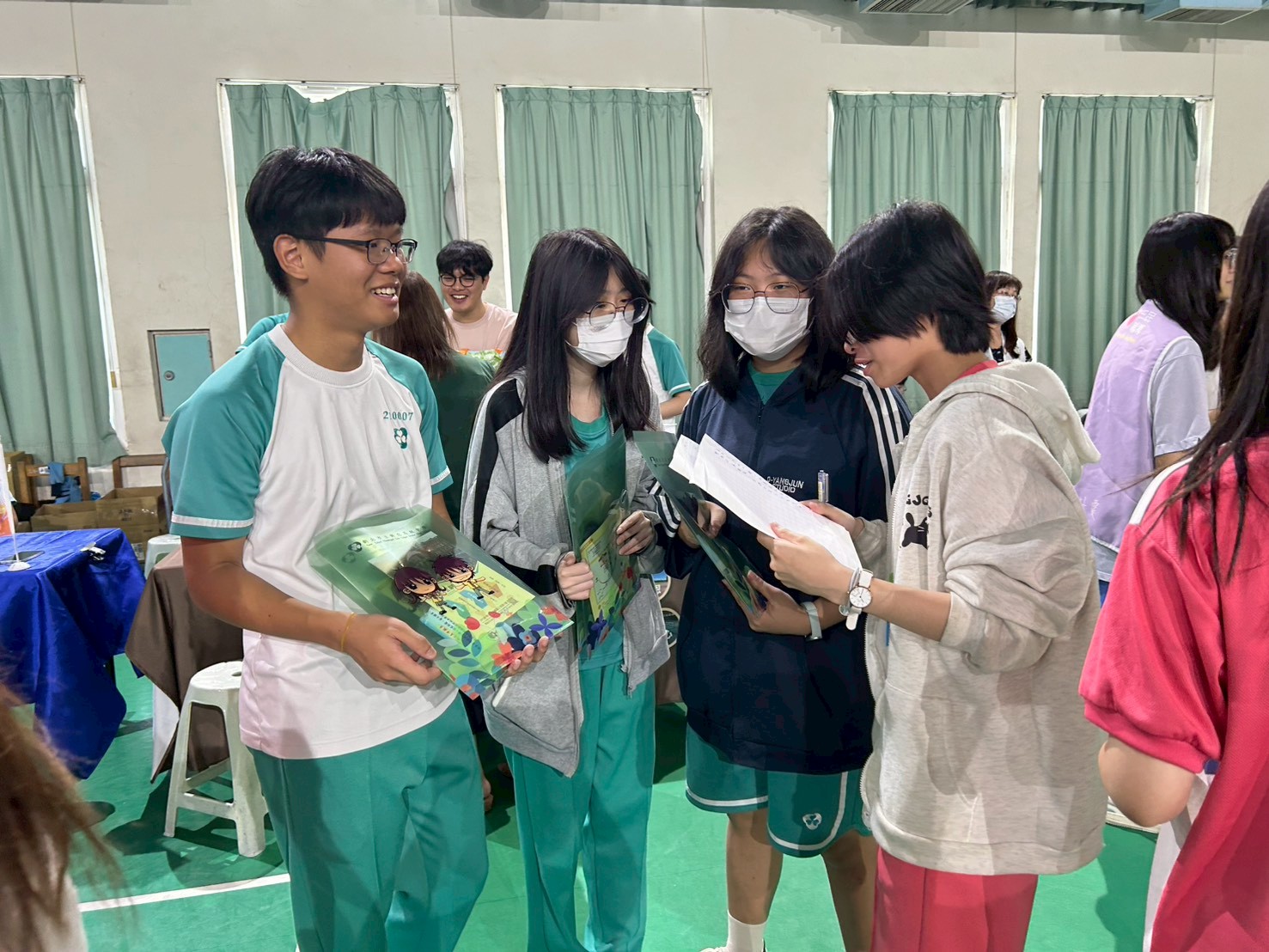 115學年度三和國中招生博覽會擺攤