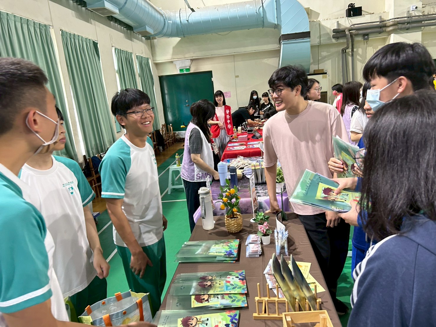115學年度三和國中招生博覽會擺攤
